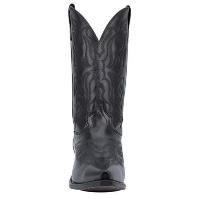 Laredo Mens Hawk Embroidered Snip Toe Casual Boots Mid Calf - Black - Size 10 3E