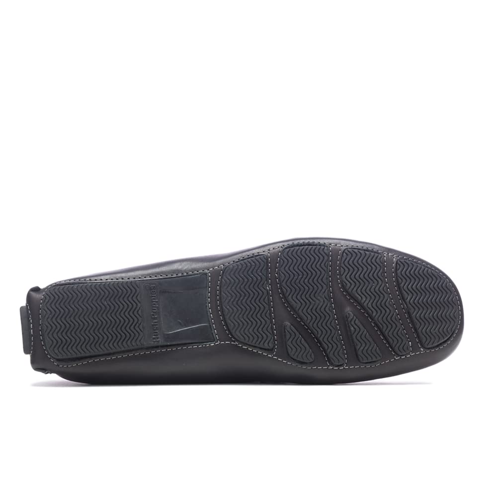 Hush Puppies Men's Monaco II Driving Style Loafer, Black Leather, 7