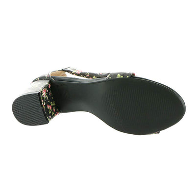 PATRIZIA Women's Quinteel-Flw Black Multi EU 40 / US 9