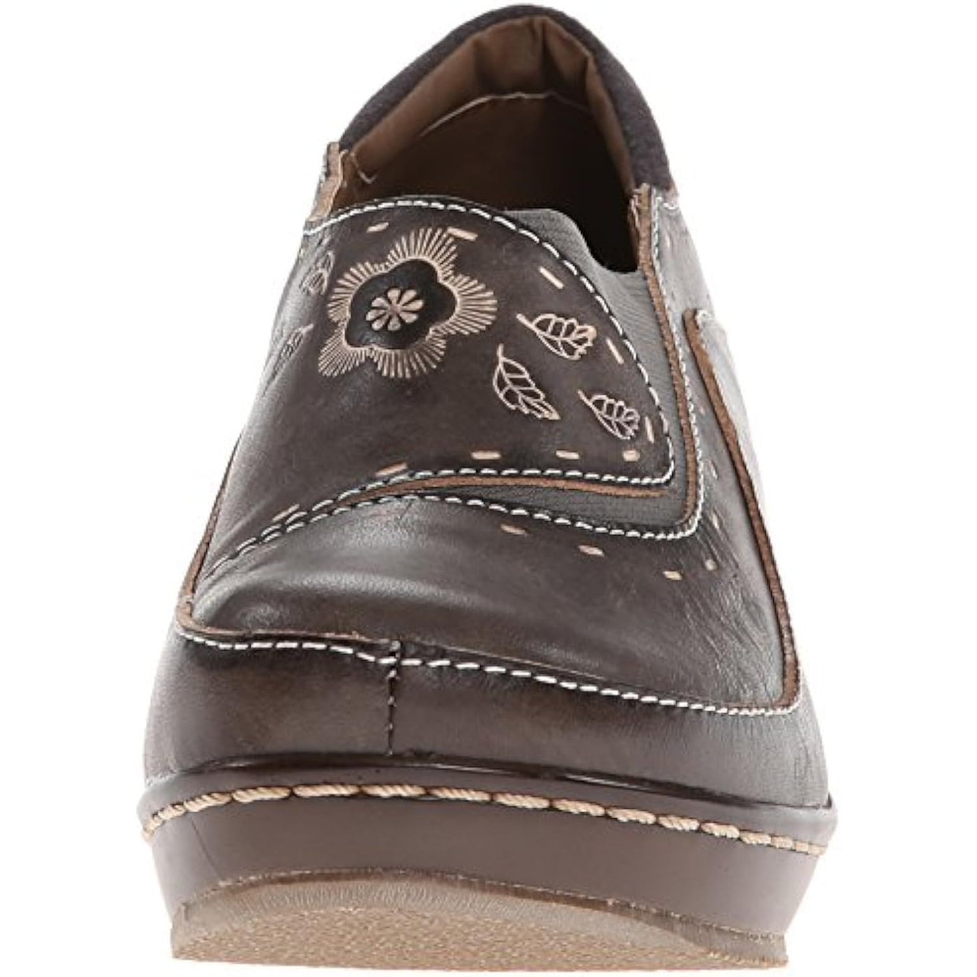 L'Artiste by Spring Step Women's Burbank Mule, Gray, 43 EU/11.5-12 M US