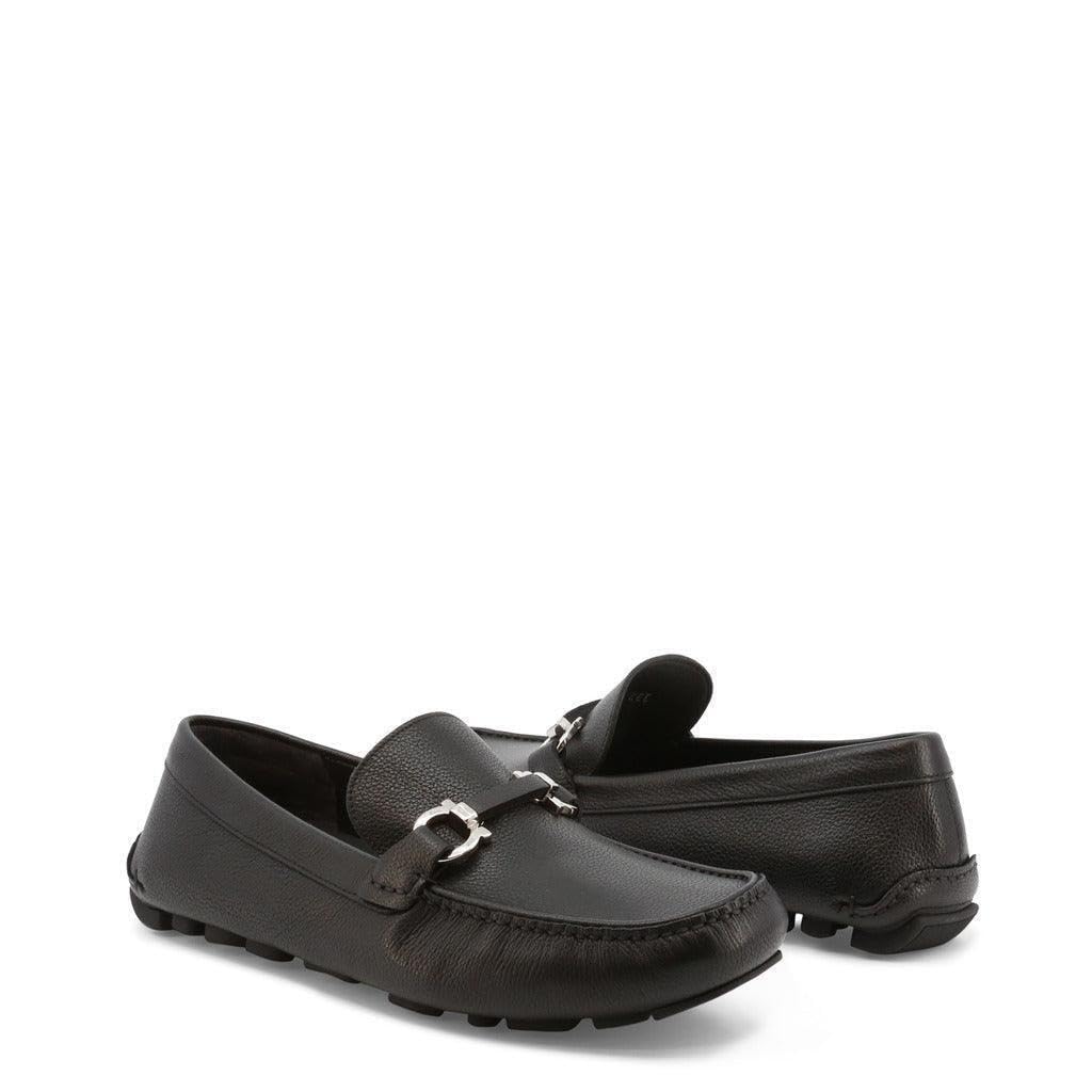 SALVATORE FERRAGAMO Salamanca Loafers Black