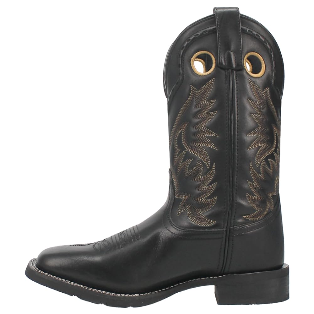 Laredo Mens Kane Square Toe Casual Boots Mid Calf - Black - Size 11 EW