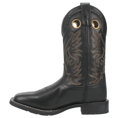 Laredo Mens Kane Square Toe Casual Boots Mid Calf - Black - Size 11 EW