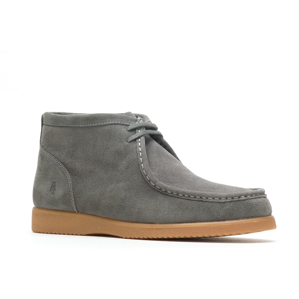 Hush Puppies Men's Bridgeport 2 Chukka Boot, Dark Grey Suede, 10