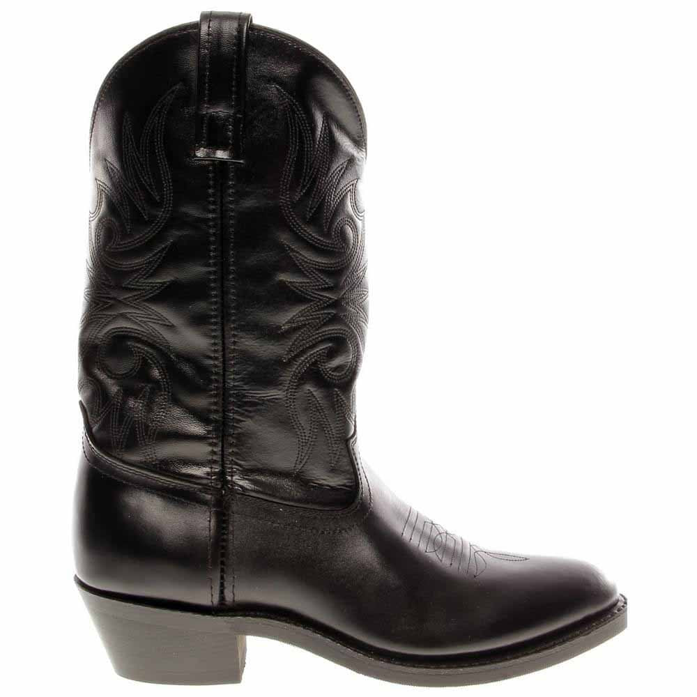 Laredo Mens Paris Round Toe Casual Boots Mid Calf - Black - Size 12 D_M
