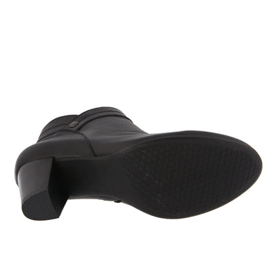 Spring Step womens Itilia Ankle Bootie, Black, 8.5 US