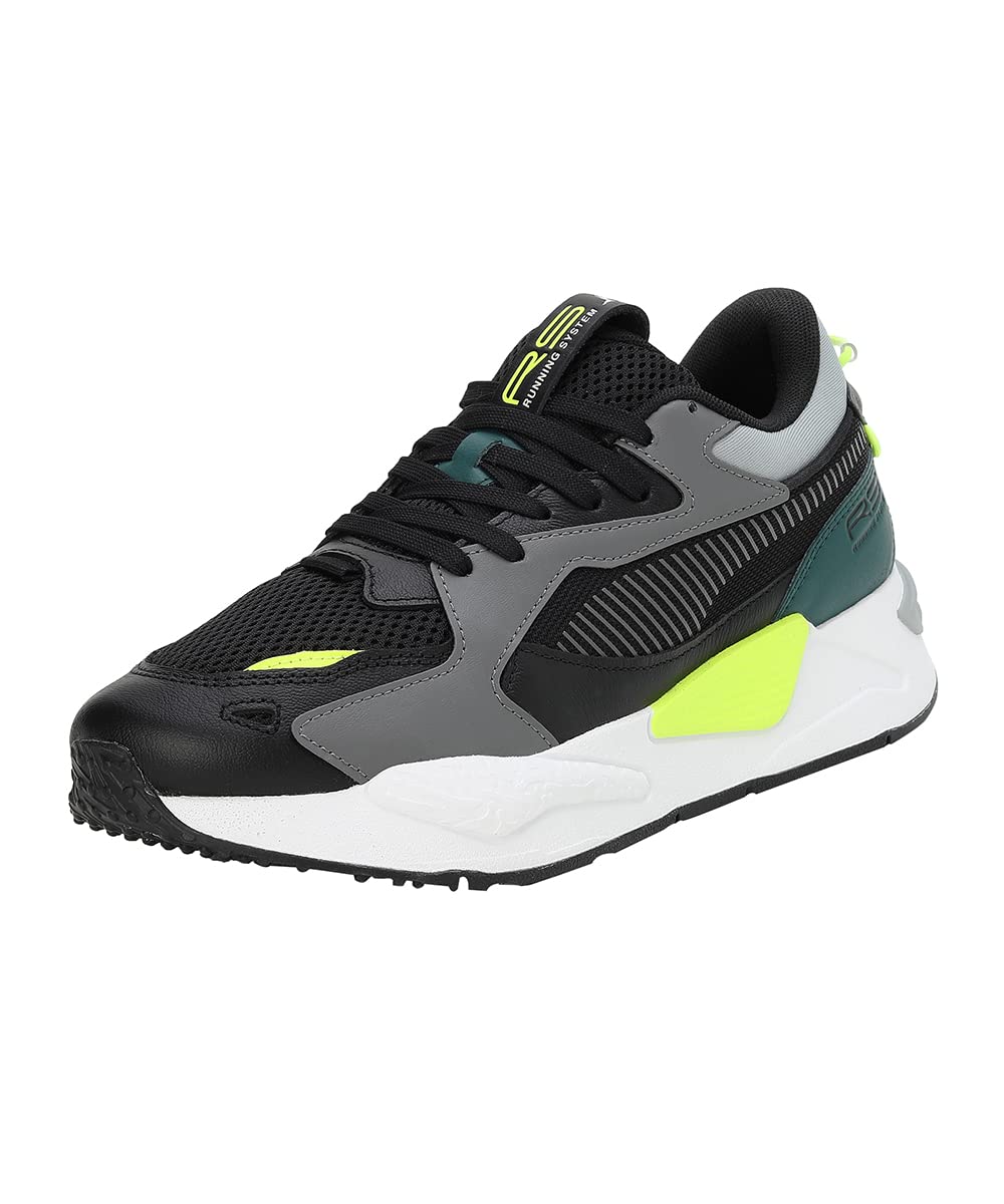 PUMA Unisex Sneaker, Black, 10 US Men