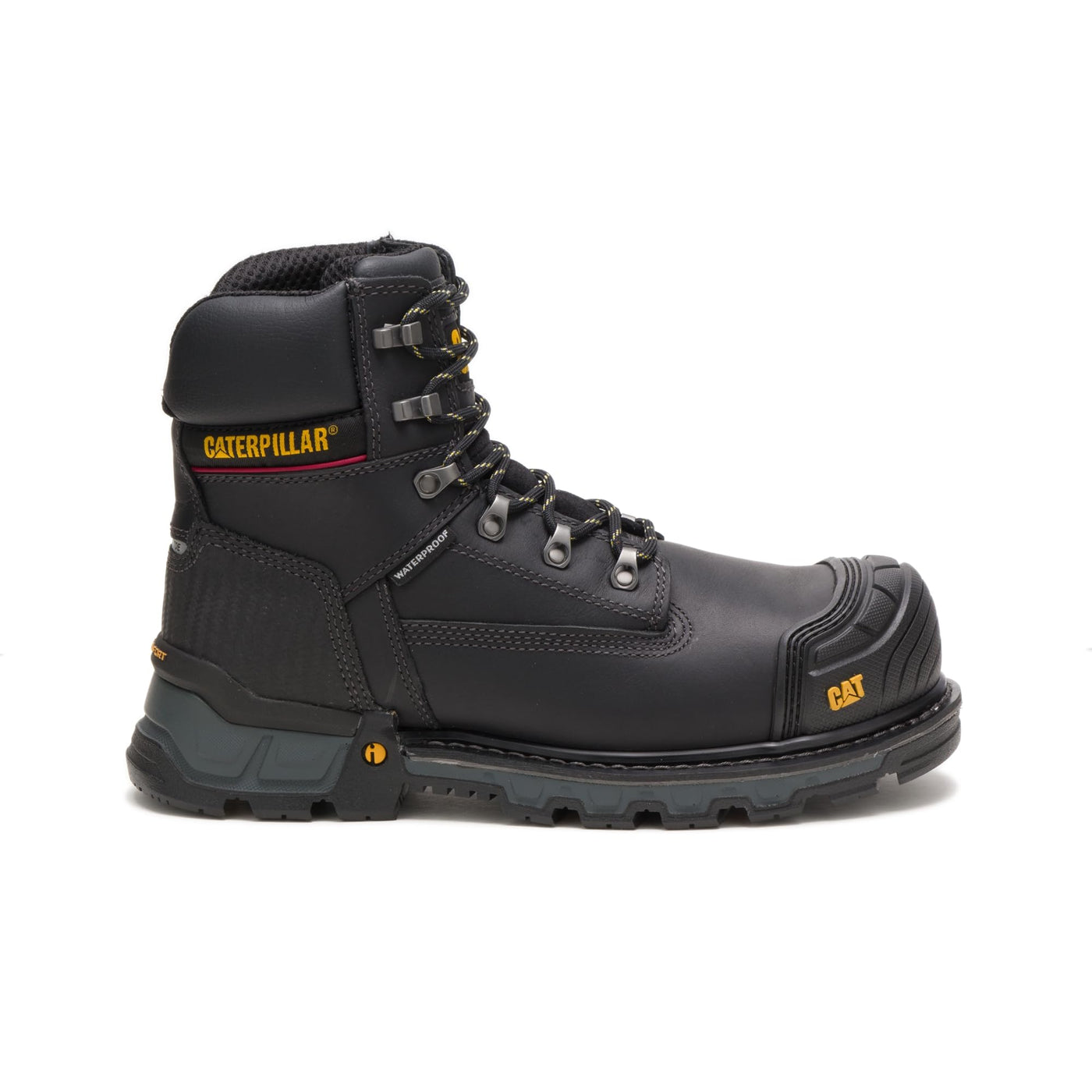 Cat Footwear Men's Excavatorxl 6" Wp Ct Construction Boot, Dark Brown, 11.5 Wide
