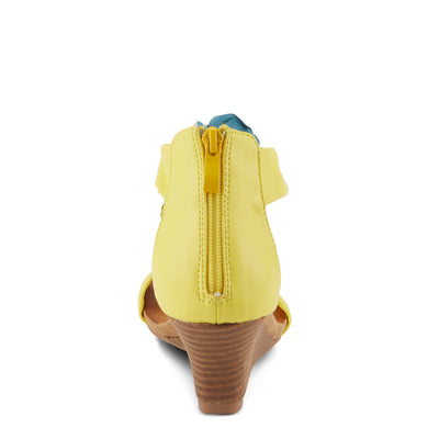 PATRIZIA Women's Begonia Wedge Sandal Yellow Multi EU 40 / US 9