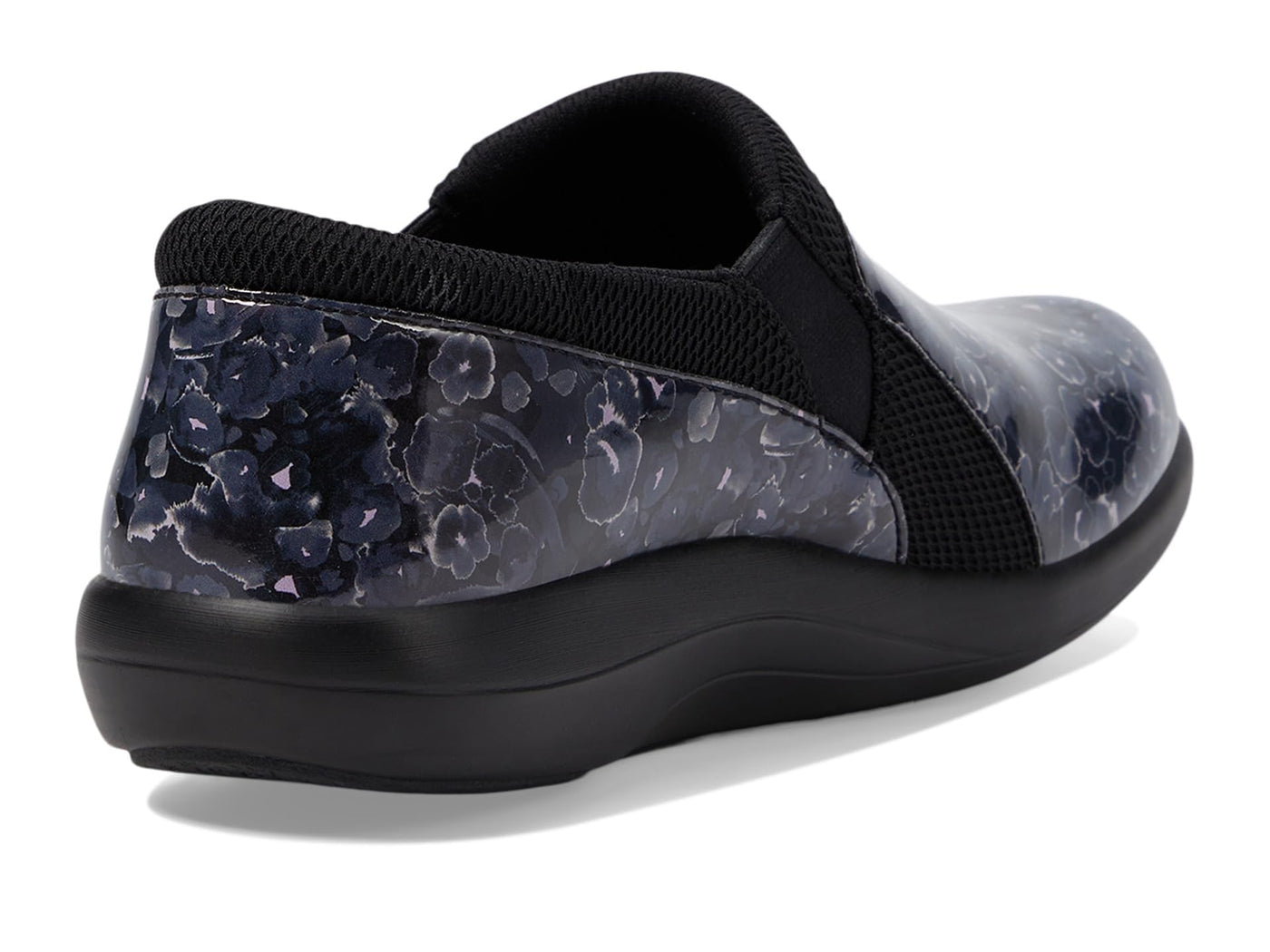 Alegria Duette - Stylish and Supportive Women's Nursing Shoe for All-Day Comfort - Nursing and Healthcare Professionals Poppy Pop Black Comfort Vegan Sporty Slip On Nurses Clog Shoes 6-6.5 M US