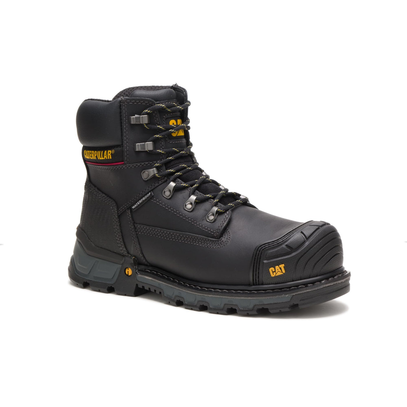 Cat Footwear Men's Excavatorxl 6" Wp Ct Construction Boot, Dark Brown, 11.5 Wide