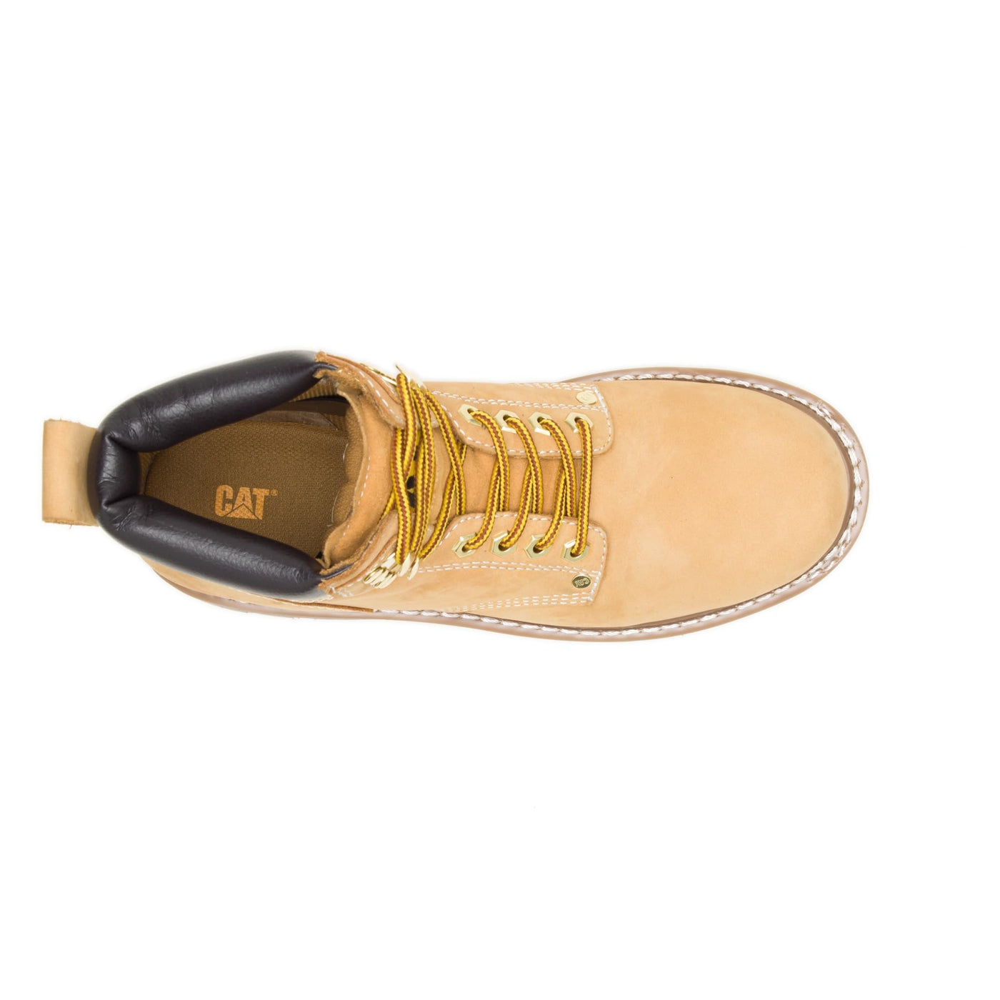 CAT Men's Second Shift Soft Toe Work Boot, Honey, 7.5