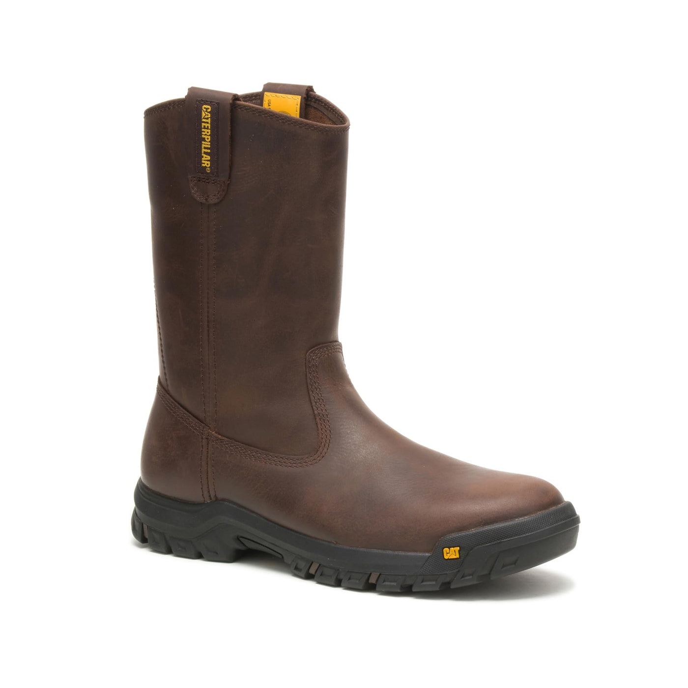 CAT Footwear Men's Drawbar Construction Boot, Summer Brown, 10.5 Wide