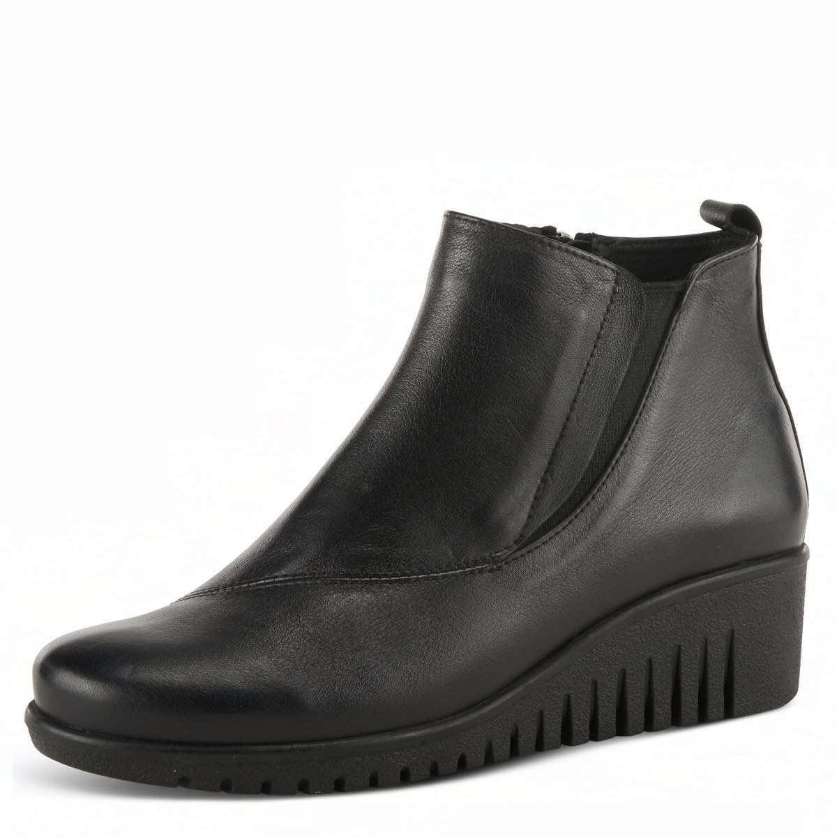 Spring Step Women's Aaronela Leather Bootie Black EU 41 / US 9.5-10