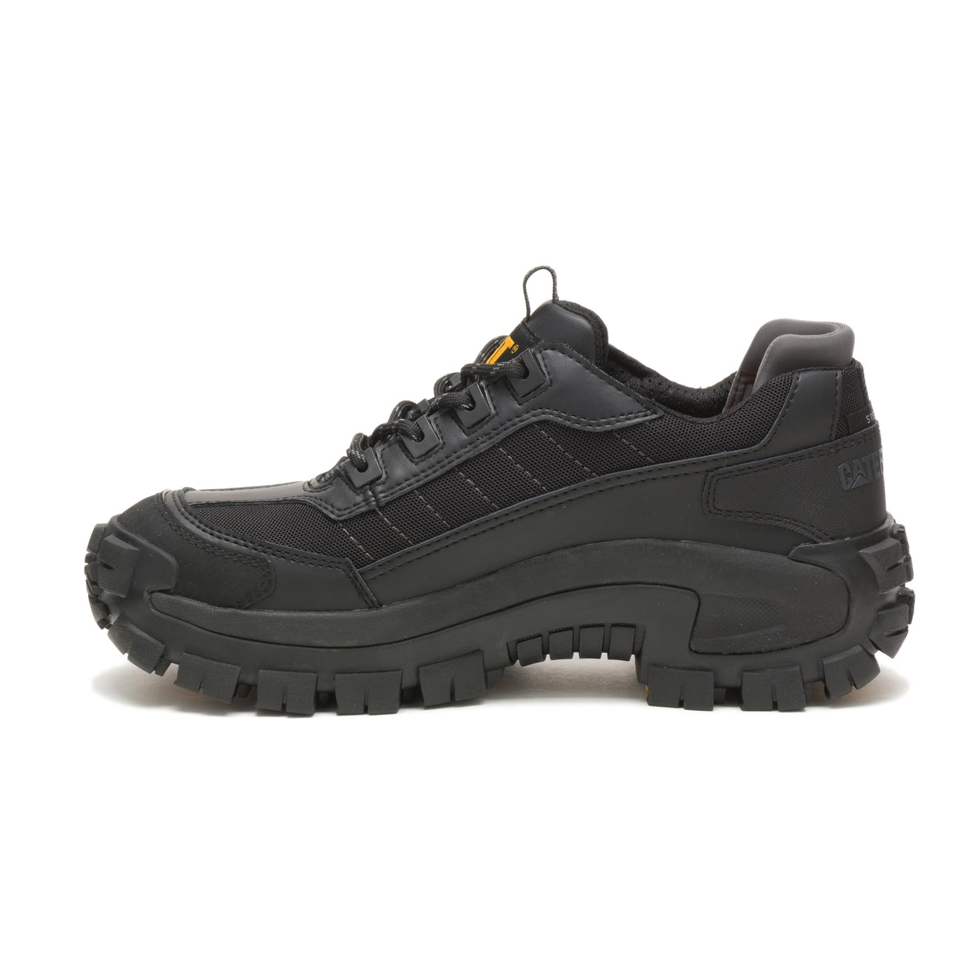CAT Footwear Men's Invader Steel Toe Work Shoe, Black, 7.5