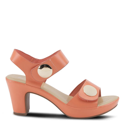 PATRIZIA Spring Step Dade Sandals for Women - Ladies Casual Platform Sandal with Hook and Loop - Slip-On Womens Sandals for Any Event - Peach EU 39 / US 8.5