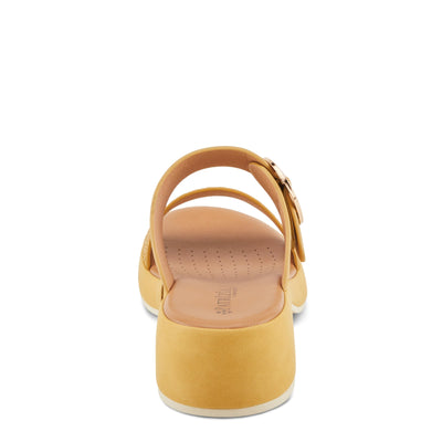 PATRIZIA Women's FENNA Two-Strap Platform Sandals Mustard EU 39 / US 8.5