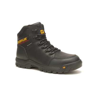 Cat Footwear Men's Resorption Composite Toe Waterproof Industrial Boot, Black, 13