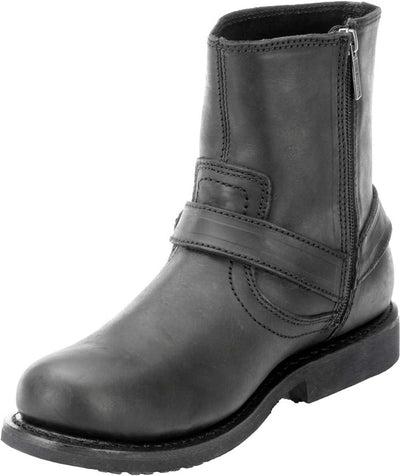 HARLEY-DAVIDSON FOOTWEAR Men's Scout Leather Motorcycle Harness Casual Boot, Black, 10.5