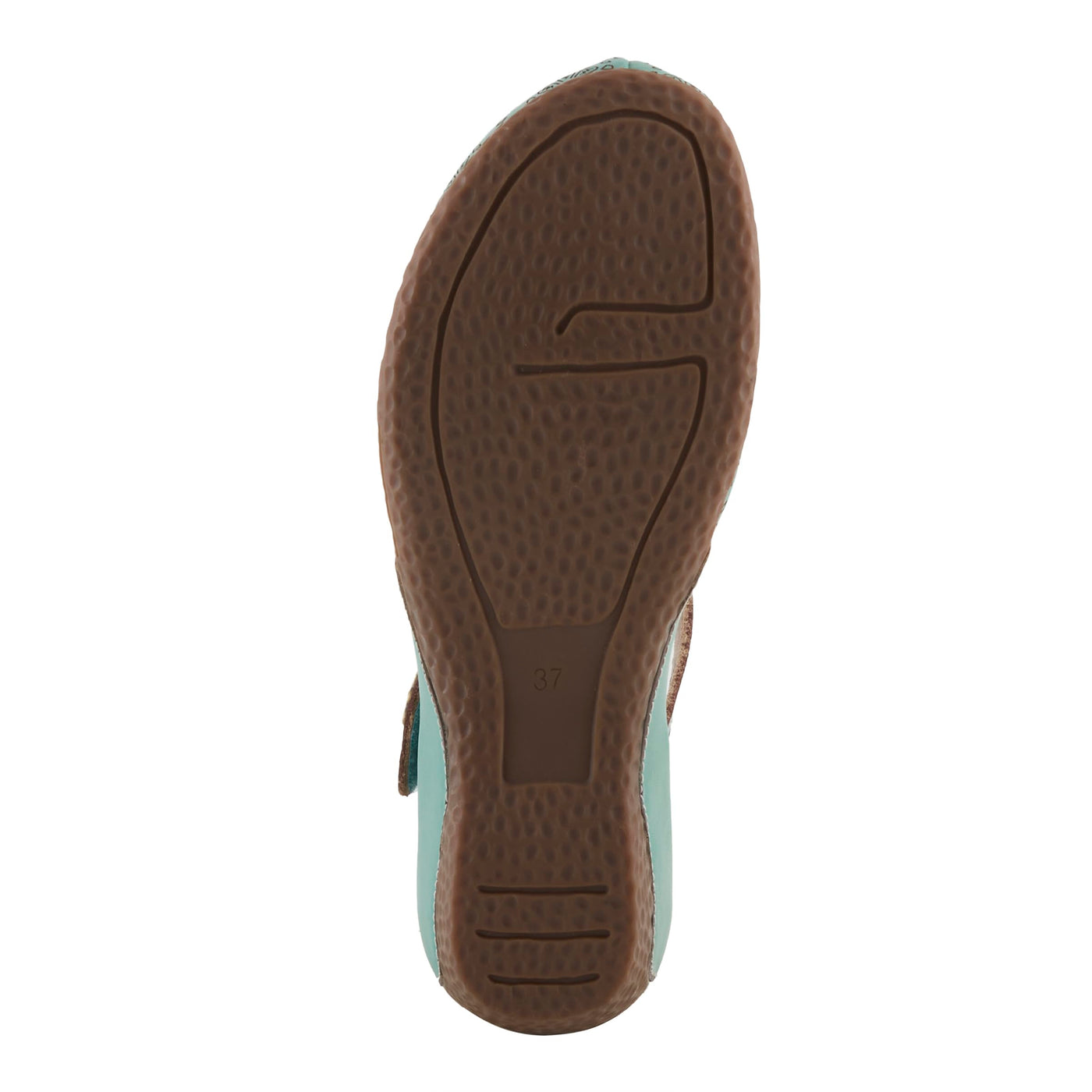 Spring Step L'Artiste Women's Americana Wedge Mary Jane Shoe Sky Blue EU 41 / US 9.5-10