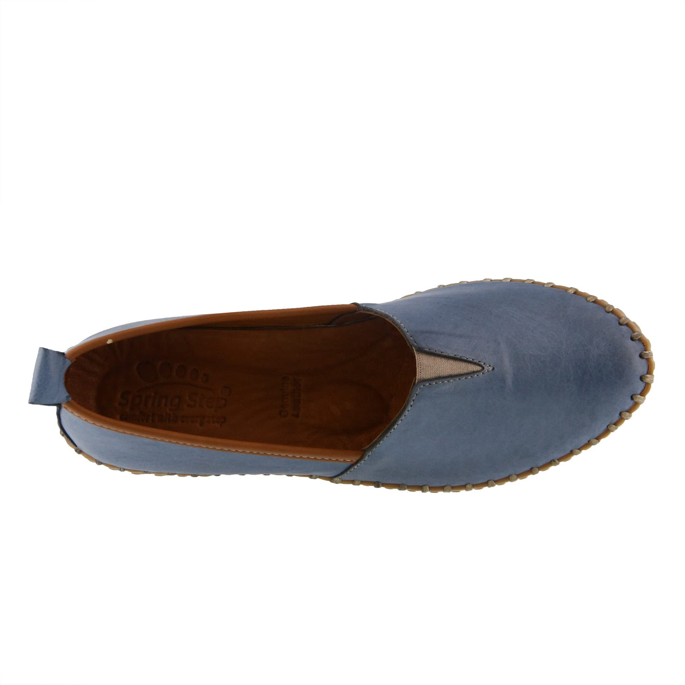 Spring Step Women's TISPEA Loafer Flat, Blue, 9