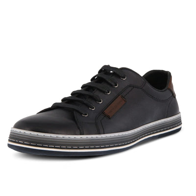Spring Step Men Tommie Black Shoe US 9.5-10