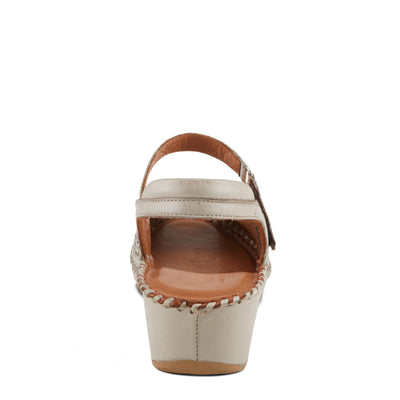 Spring Step Women's Santonio Sandal, Light Grey, 7.5-8