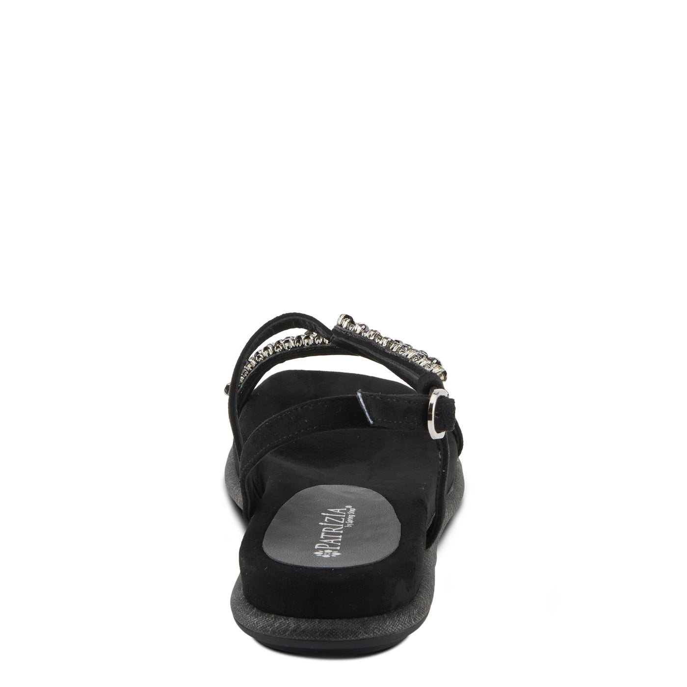 PATRIZIA Women's SHINYQUEEN Flat Sandals Black EU 39 / US 8.5