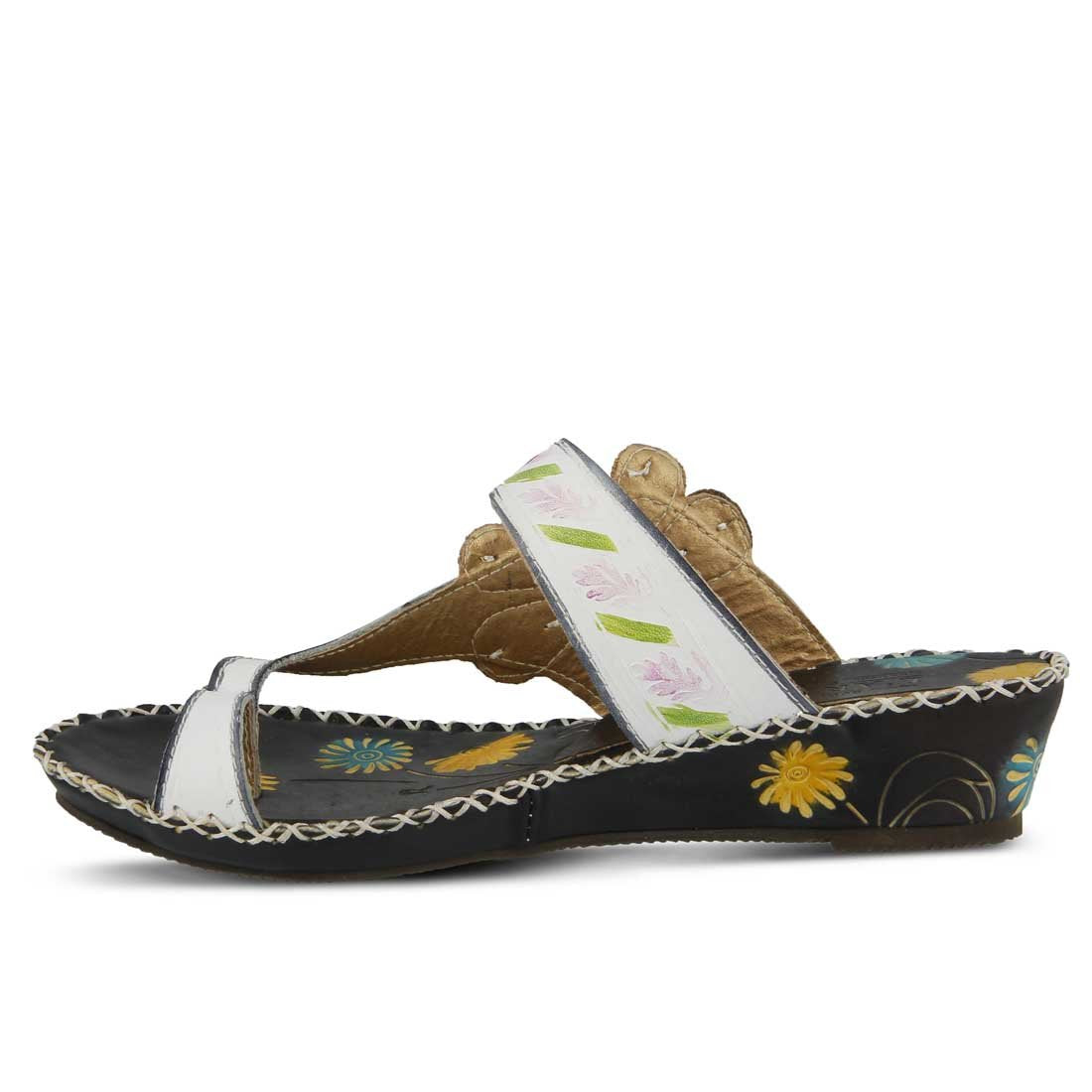 Spring Step L`Artiste Women's Santorini Slide Sandal White EU 35 / US 5
