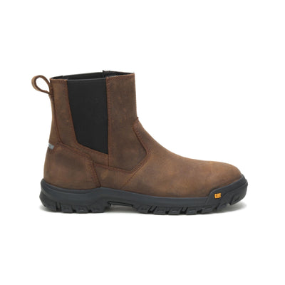 Cat Footwear mens Wheelbase Steel Toe Work Boot, Clay, 8.5 US