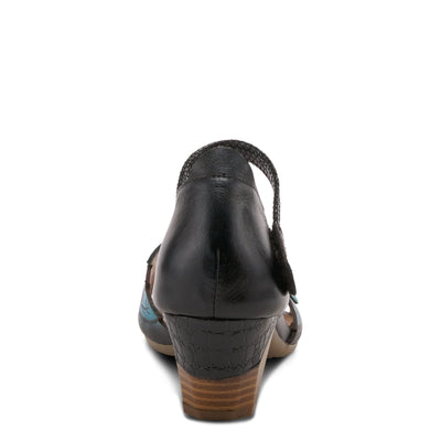 Spring Step L'Artiste Women's Compelling Maryjane Sandal Black Multi EU 37 / US 6.5-7