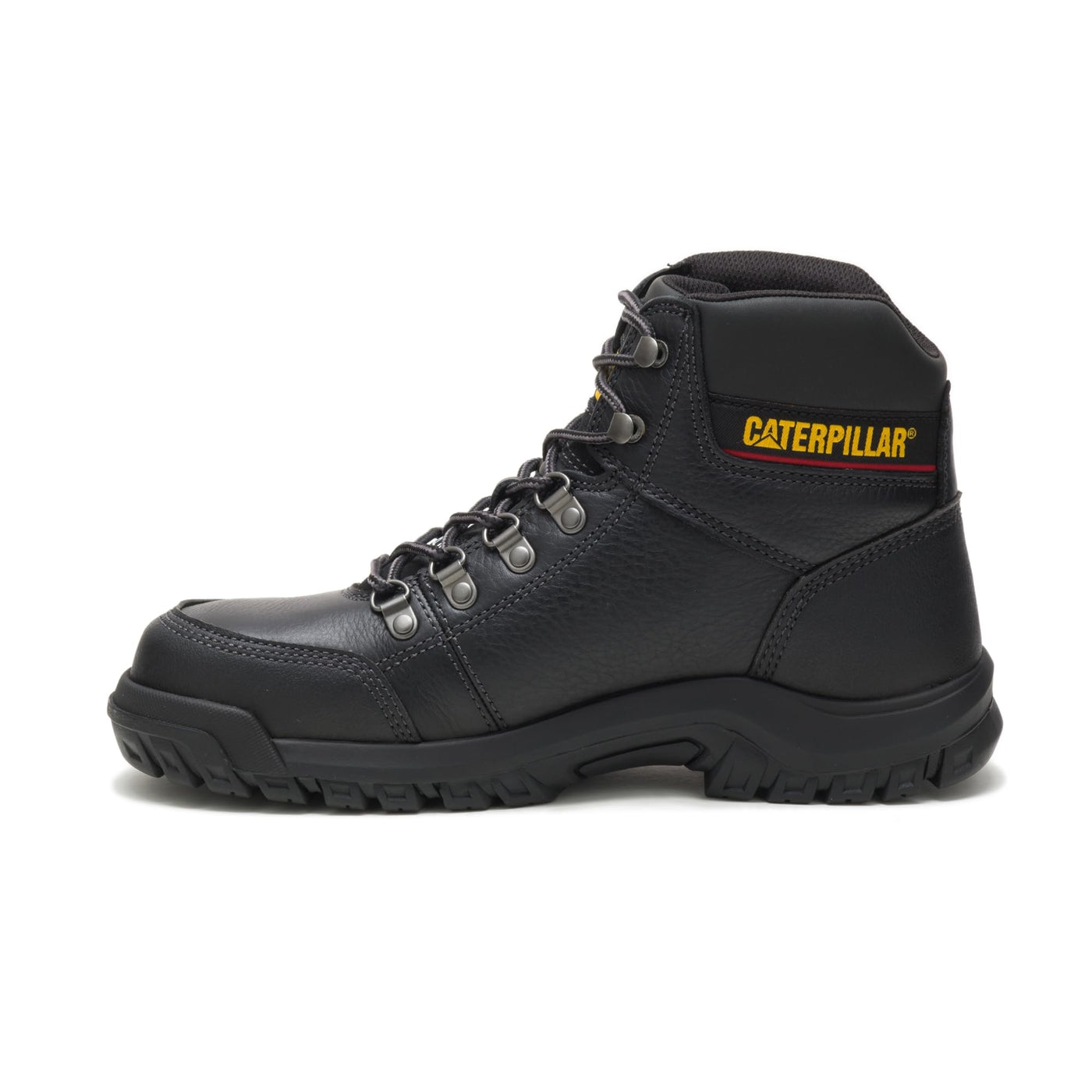 Cat Footwear Men's Outline Steel Toe Construction Boot, Black, 7.5