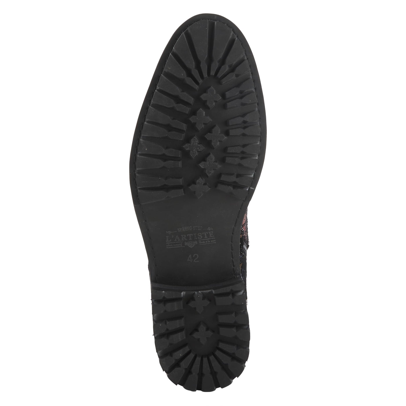 Spring Step L'Artiste Men's Elton Leather Bootie Grey Multi EU 46 / US 12-12.5