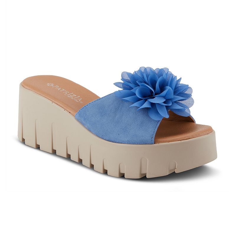 PATRIZIA Women's Mumsie Wedge Sandal Light Blue EU 36 / US 5.5-6