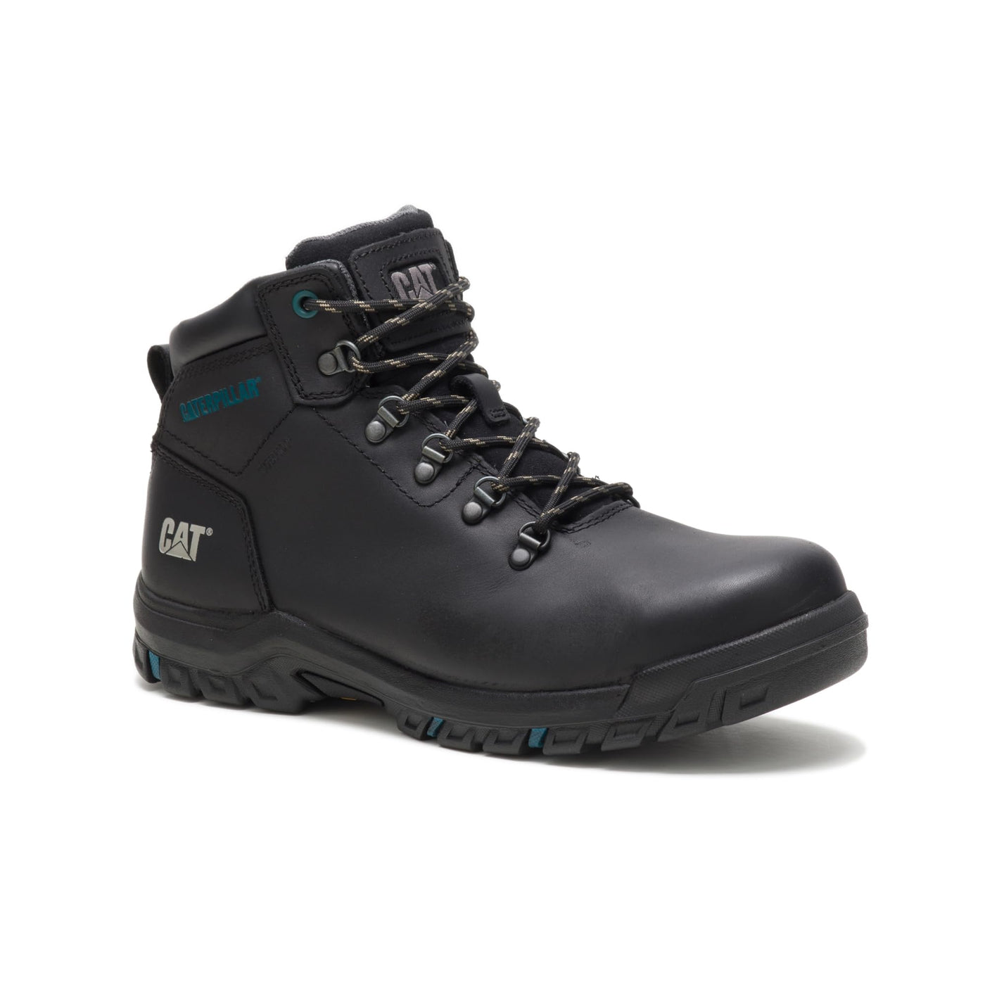 Cat Footwear Women's Mae Waterproof Steel Toe Work Boot, Black, 7