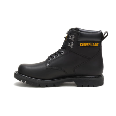 CAT Men's Second Shift Soft Toe Work Boot, Black, 9.5