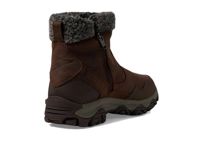 Merrell Women's Coldpack 3 Thermo Mid Zip Waterproof Snow Boot, Cinnamon, 7.5
