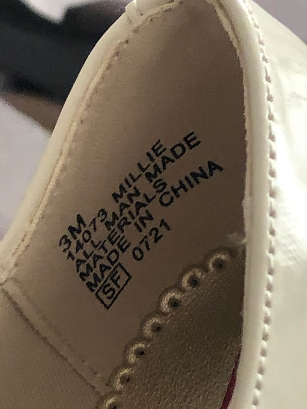 Rachel Shoes Baby Girl's Lil Millie (Toddler) Bone Patent 6 Toddler M