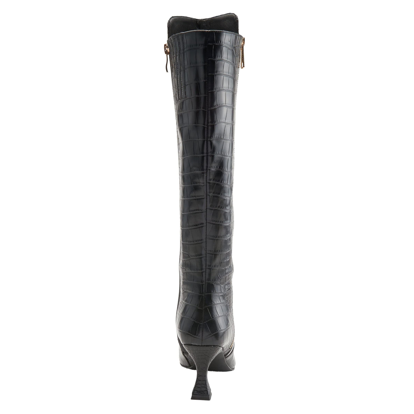 PATRIZIA Women's Wowie Boots Black Croco EU 42 / US 10.5-11