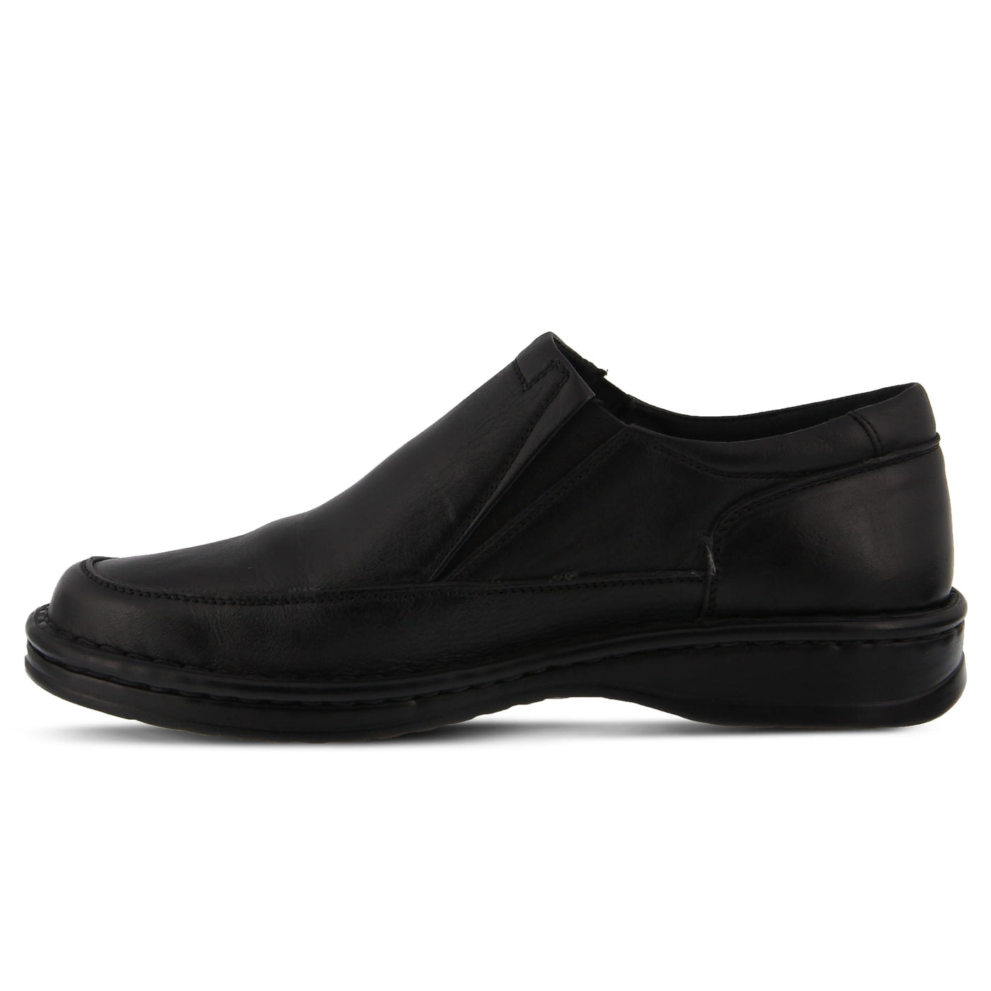 Spring Step mens Enzo Loafer Flat, Black, 9.5-10 US