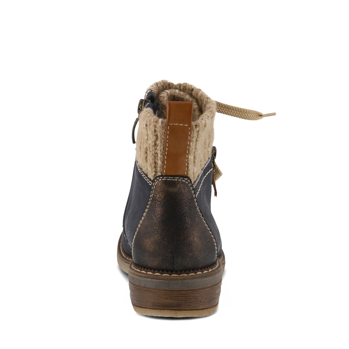 Spring Step Women's Khazera Ankle Boot, Navy, 7.5-8