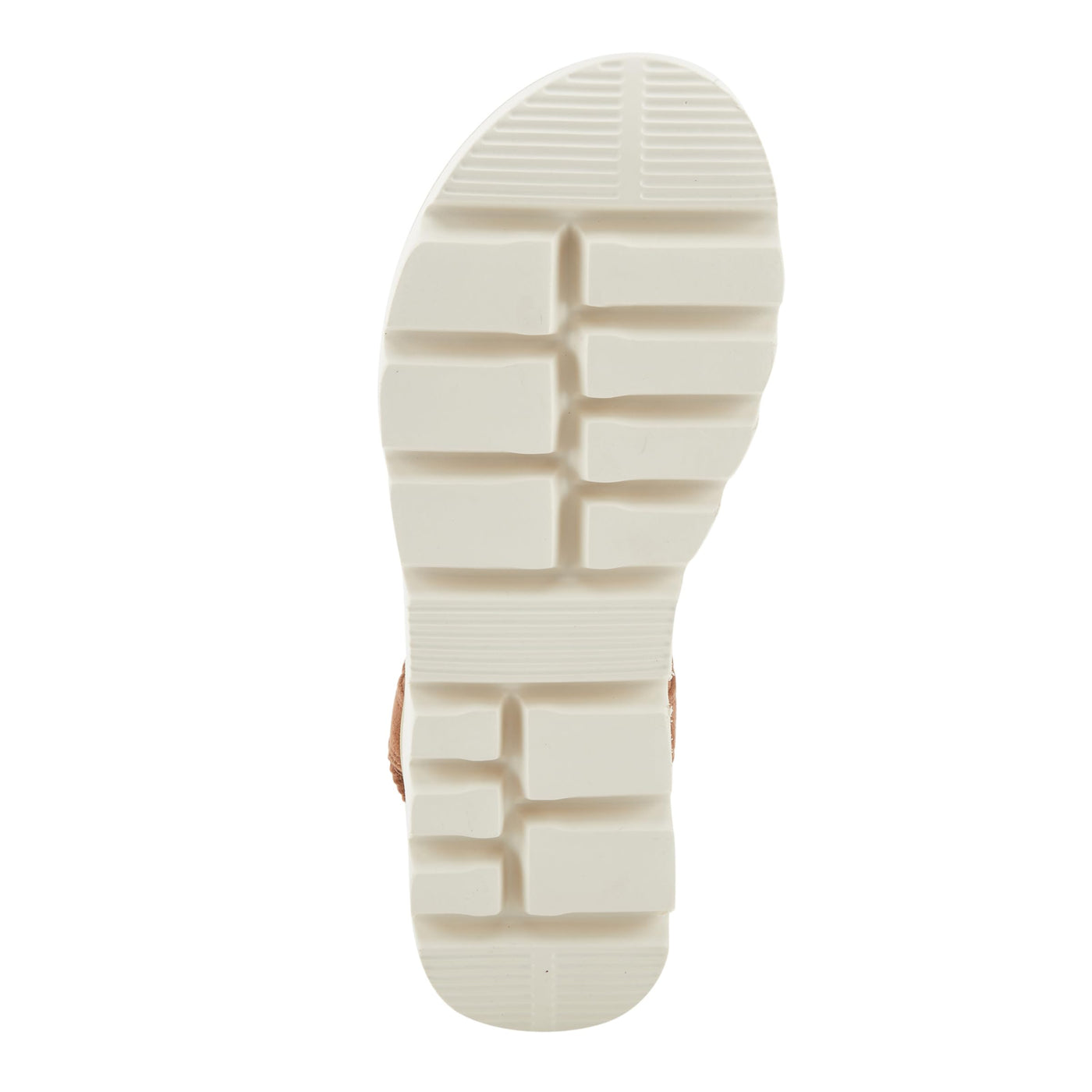 PATRIZIA Women's ZIGGED Zigzag Rhinestone Platform Stretch Back Sandals Tan EU 39 / US 8.5