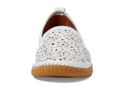 Spring Step Women's Jookin-W Loafer Flat, White, 7