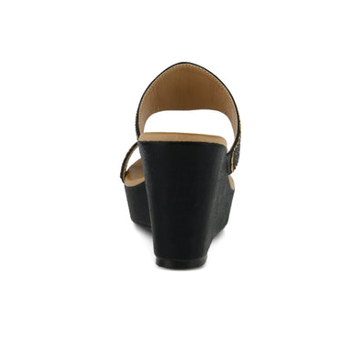 Patrizia Women's Heena Slide Sandal, Black, 10.5-11