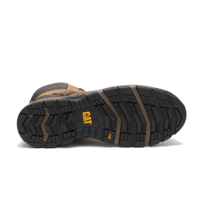 Men's Caterpillar, Excavator Superlite Nano Toe Work Boot Dark Beige 8 M
