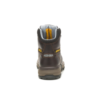 CAT Footwear Men's Excavator Superlite Cool Composite Toe Construction Boot, Dark Brown, 9.5