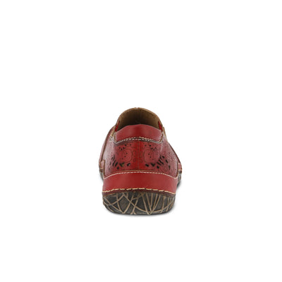 L�Artiste by Spring Step Women's Libora Flat, red, 37 EU/6.5-7 M US