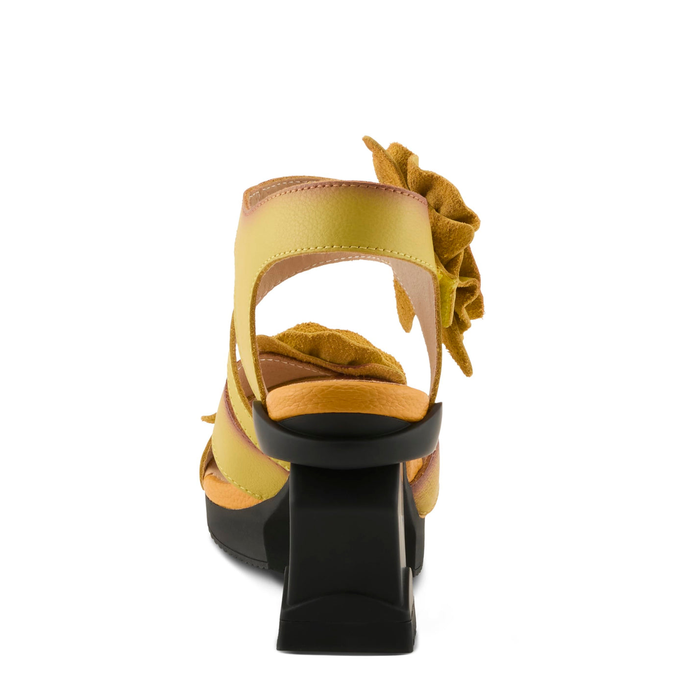 Spring Step L`Artiste Women's Shelly Ankle Strap Sandal Yellow EU 41 / US 9.5-10