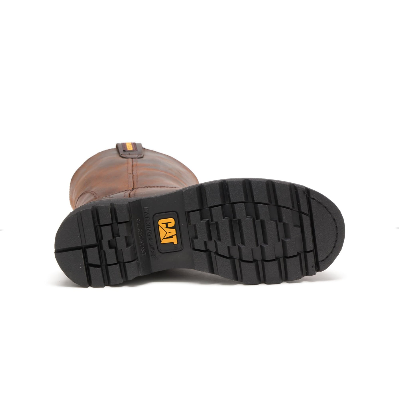 Cat Footwear Men's Revolver Pull-on Soft Toe Work Boot, Brown, 12