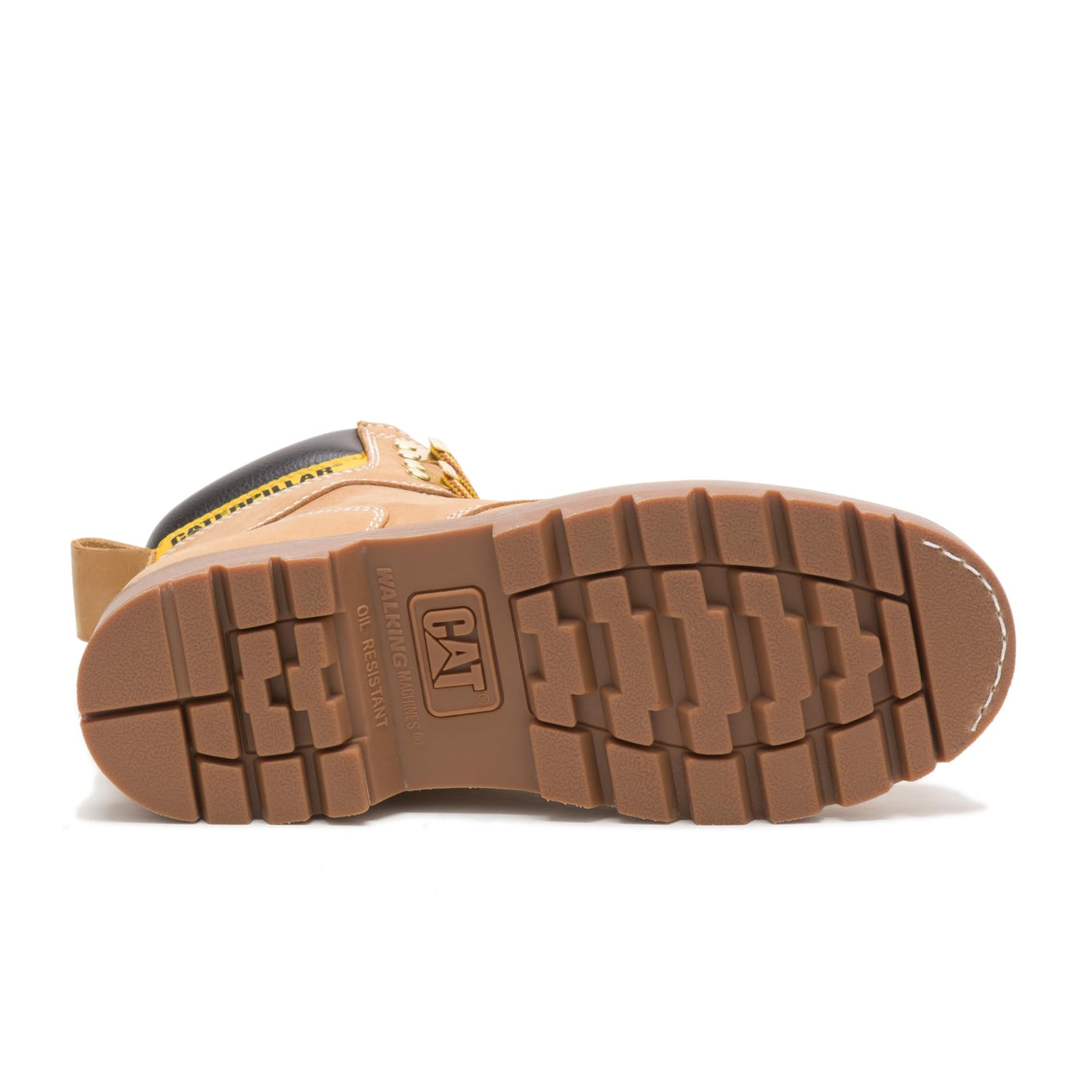 CAT Men's Second Shift Soft Toe Work Boot, Honey, 9.5 Wide